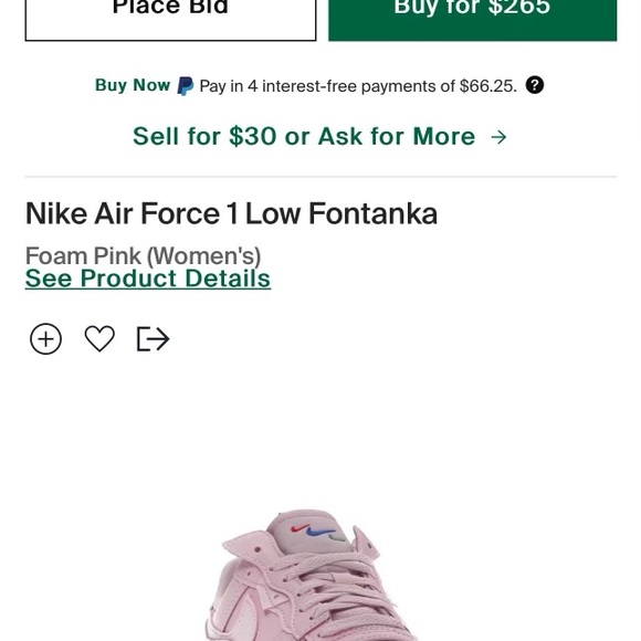 Nike Air Force 1 low low Fontanka foam pink limited addition - Picture 3 of 3
